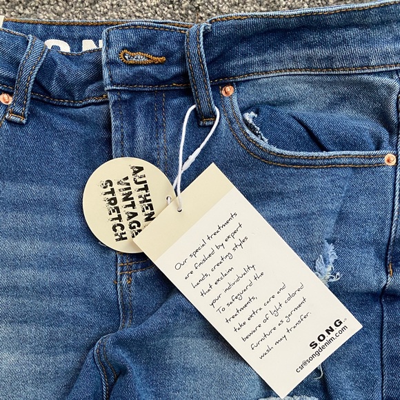 High Rise Jean Shorts - Picture 7 of 11